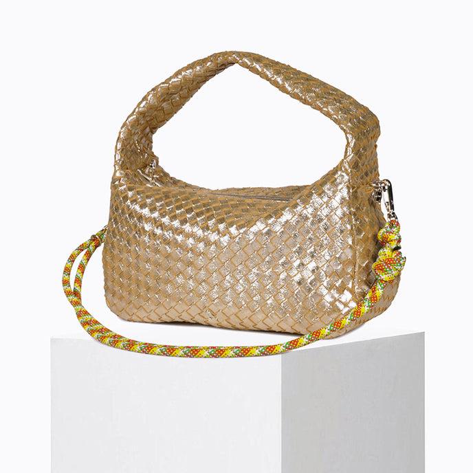 Craie Sac Ballon Tressé Or