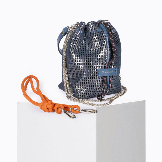 Craie Sac Bibi Métallisé Chrome