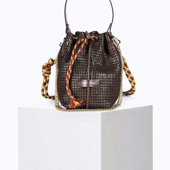 craie Sac Bibi métallisé Moro