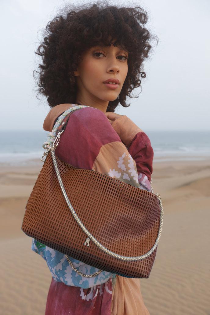 Craie Sac Coco Perforé Tan