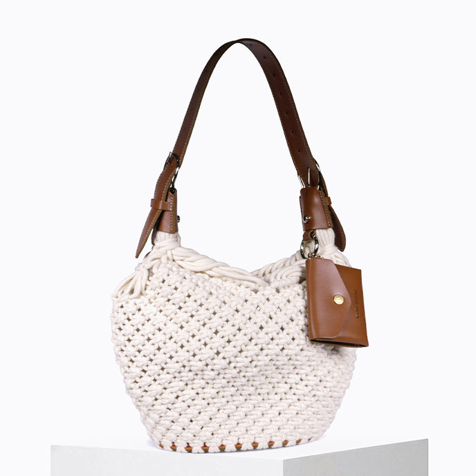Craie Sac Dream Macramé Tan & Naturel