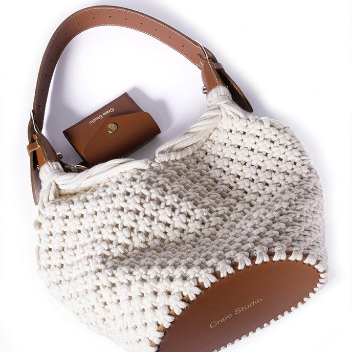 Craie Sac Dream Macramé Tan & Naturel