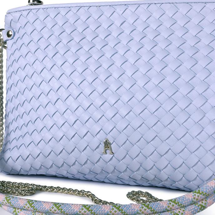 Craie Sac Mallow Tressé Aqua