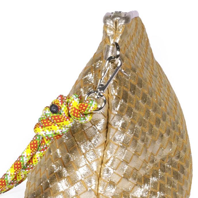 Craie Sac Mallow Tressé Or