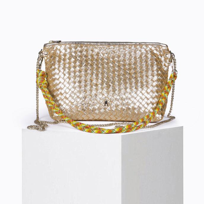 craie Sac Mallow Tressé Or