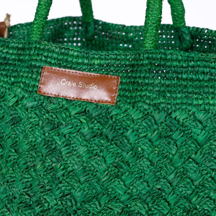 Craie Sac Polochon Raphia Jelly