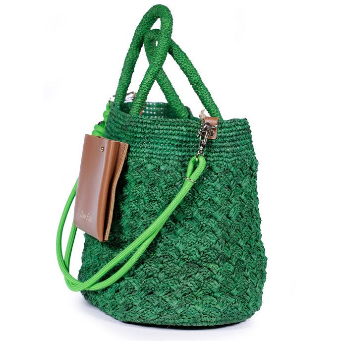 Craie Sac Polochon Raphia Jelly