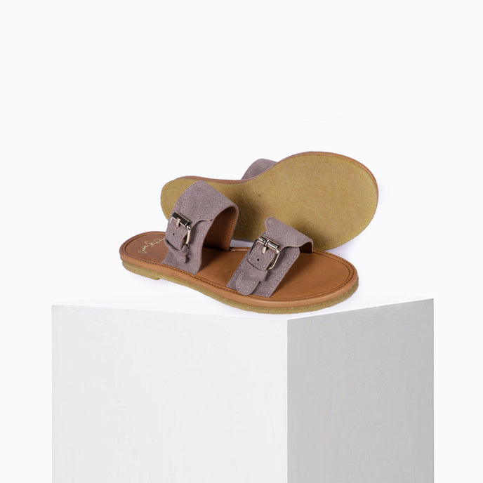 Craie Sandales Byron Daim Taupe