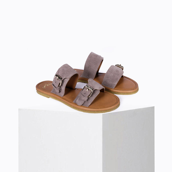 Craie Sandales Byron Daim Taupe