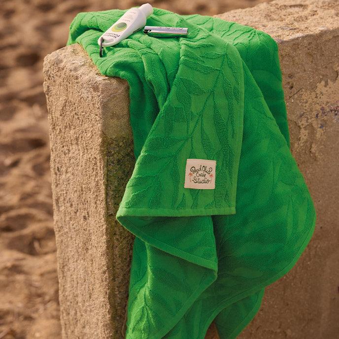 Craie Serviette Feuilles Summer Green