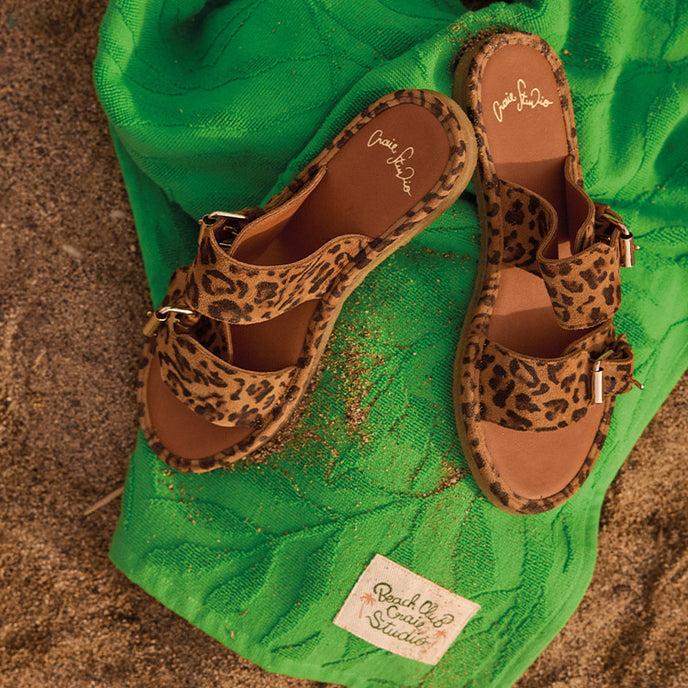 Craie Serviette Feuilles Summer Green