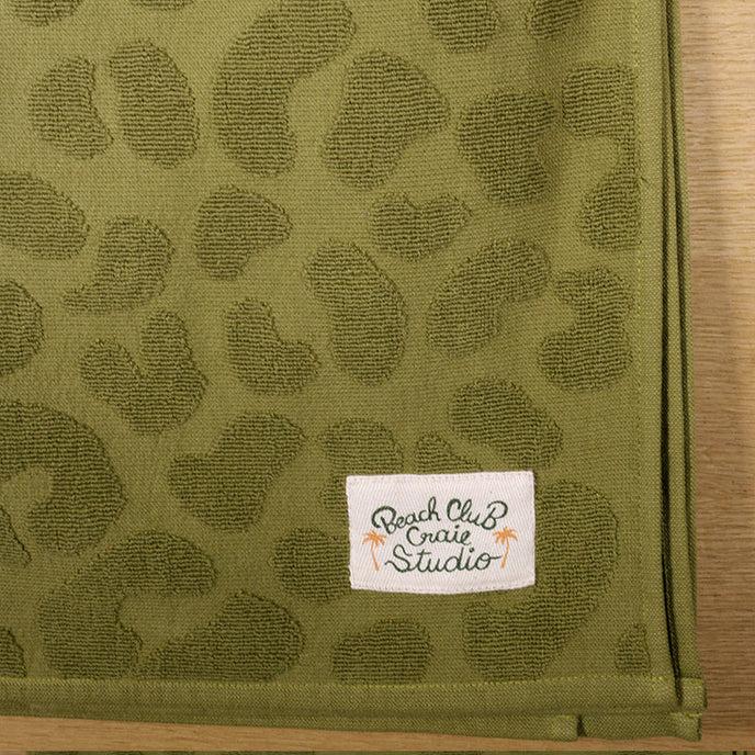 Craie Serviette Léo Kaki