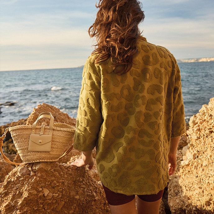 Craie Veste Guada éponge Léo Kaki