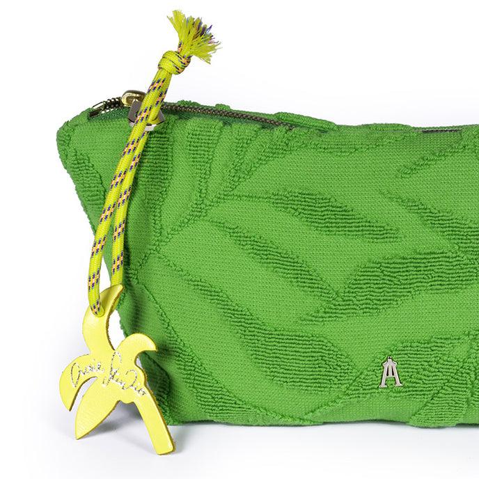 Craie Pochette Mini Sable éponge Feuilles Summer Green