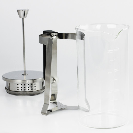 Cristel Cafetière à Piston Simple Paroi Arabica Verre Transparent Cafetières