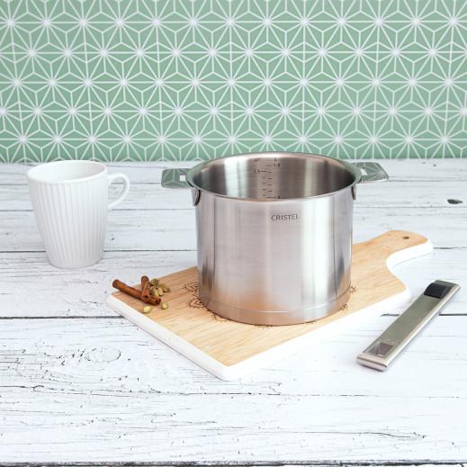Cristel Casserole Haute Graduée Inox Strate