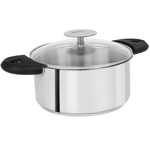 Cristel Casserole Inox à Poignée Amovible Mutine
