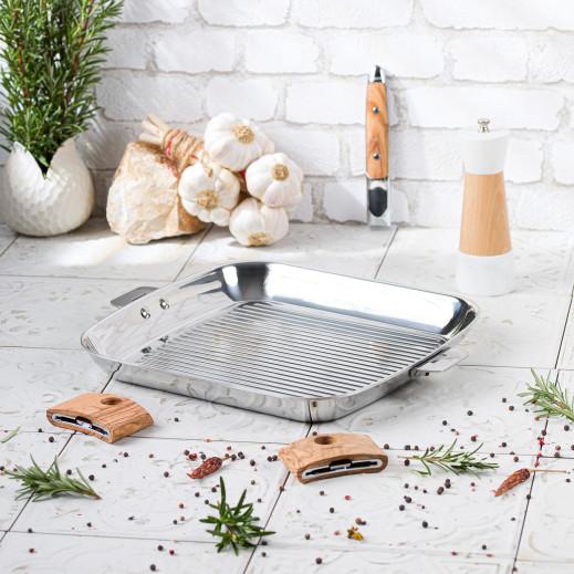 Cristel Gril Carré Inox Casteline