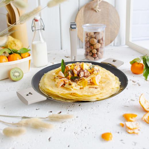 Cristel Poêle à Crêpes Inox - Antiadhésive Mutine