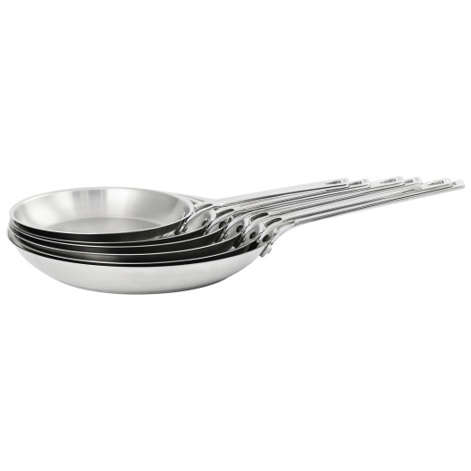 Cristel Poêle En Inox Brossé 1826