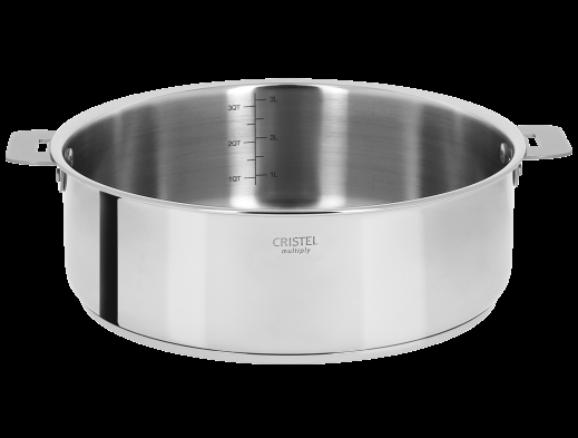 cristel Sauteuse inox Multiply amovible Casteline