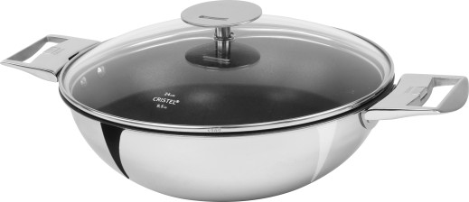 Cristel Wok Inox Antiadhésif Exceliss+ Casteline