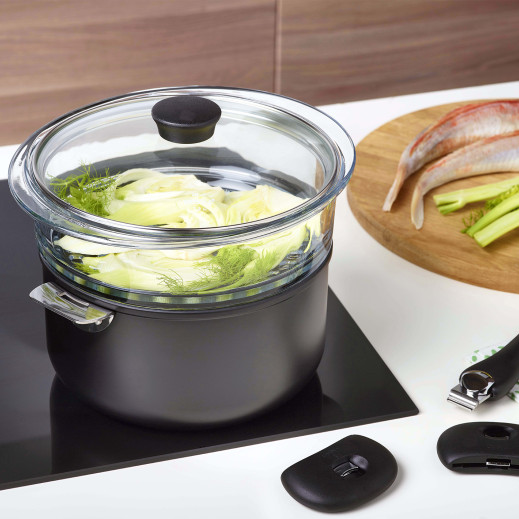 Cristel Cuit-vapeur Verre Et Couvercle En Verre Cookway®