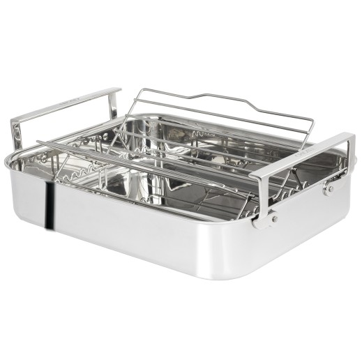 cristel Plat à four inox 35 cm - avec accessoires Compléments