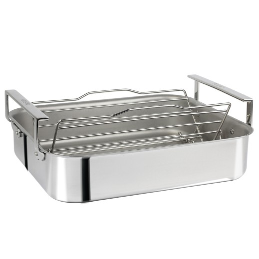 cristel Plat à four inox 40 cm - avec accessoires Compléments