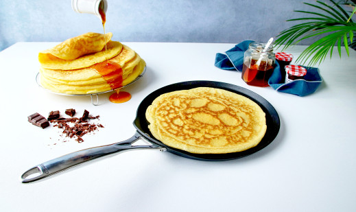Cristel Poêle à Crêpes Aluminium - Antiadhésive Castel'Pro®