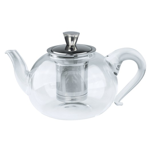 Cristel Sakura - Théière Ronde En Verre Avec Filtre Dévissable Verre Transparent Théières