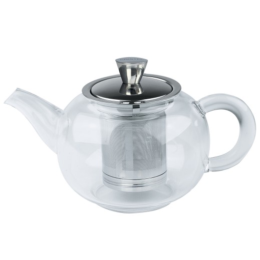 Cristel Sakura - Théière Ronde En Verre Avec Filtre Dévissable Verre Transparent Théières