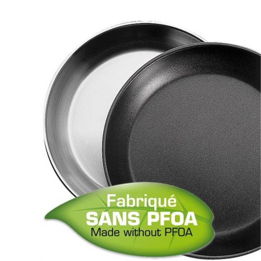 Cristel Sauteuse Inox Antiadhésive Exceliss+ Poignée Amovible Strate