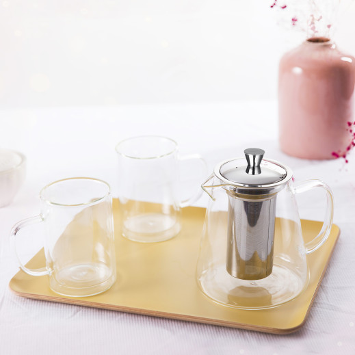 cristel Set cadeau Oolong Verre transparent Théières cristel Set cadeau Oolong Verre transparent Théières