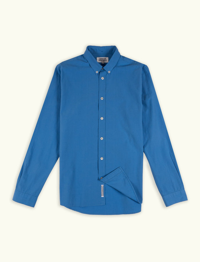 cuisse de grenouille CHEMISE EN POPELINE MARINE