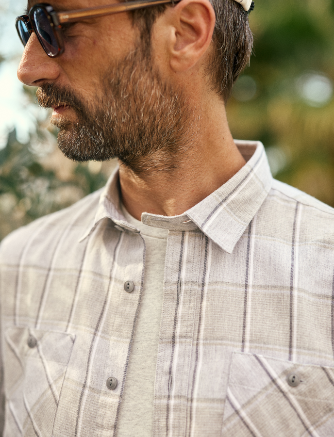 Cuisse De Grenouille CHEMISE KLOTAIRE GRIS - BLANC