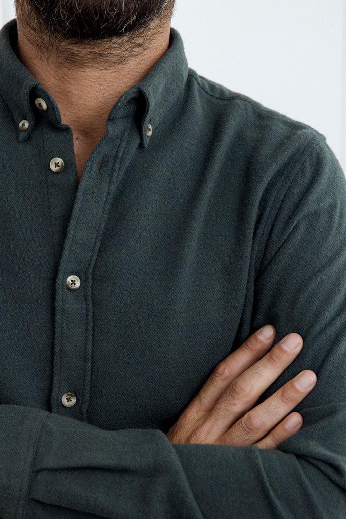Cuisse De Grenouille CHEMISE MASSIMO VERT