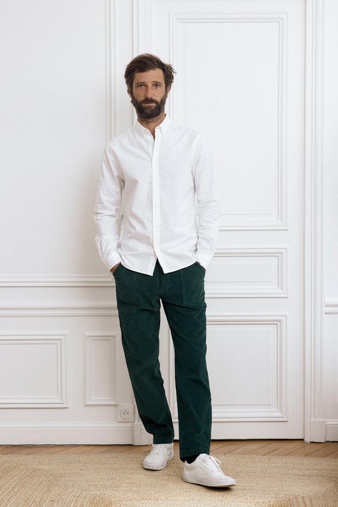Cuisse De Grenouille CHEMISE OXFORD BLANCHE