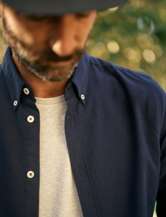 Cuisse De Grenouille CHEMISE OXFORD BROSSÉ