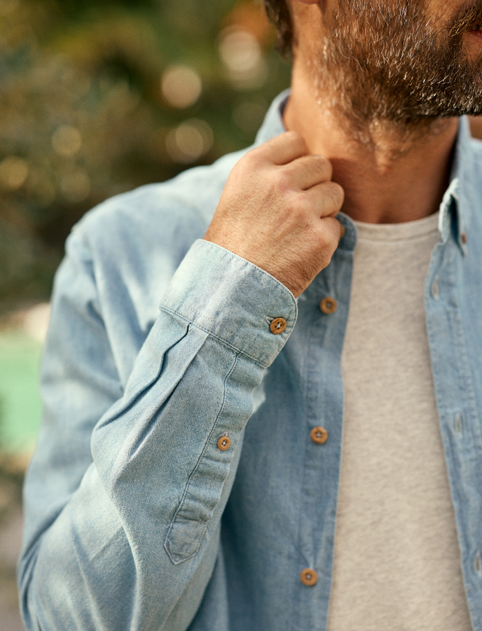 Cuisse De Grenouille CHEMISE PAULIN CHAMBRAY