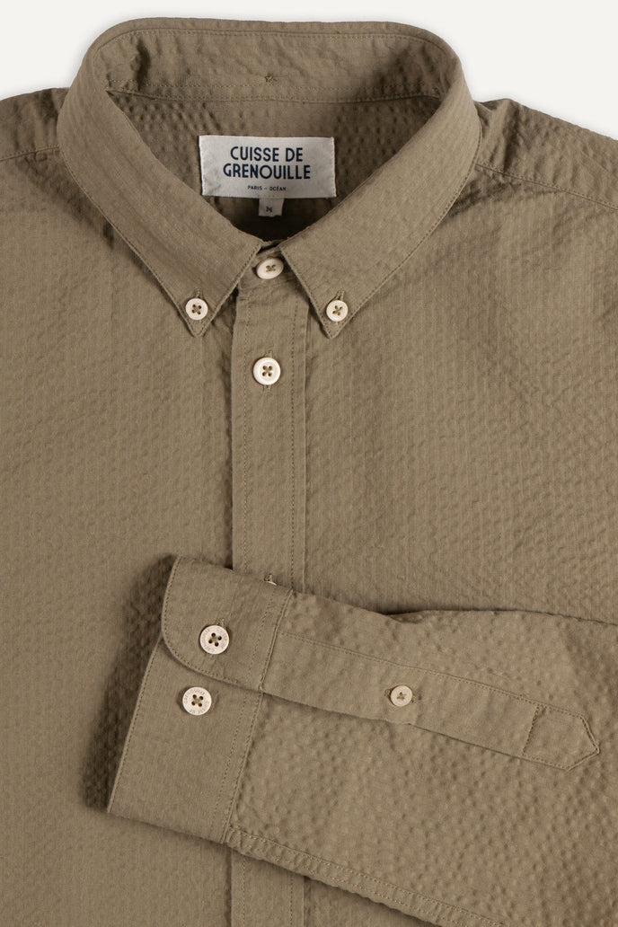 Cuisse De Grenouille CHEMISE PAULIN SEERSUCKER