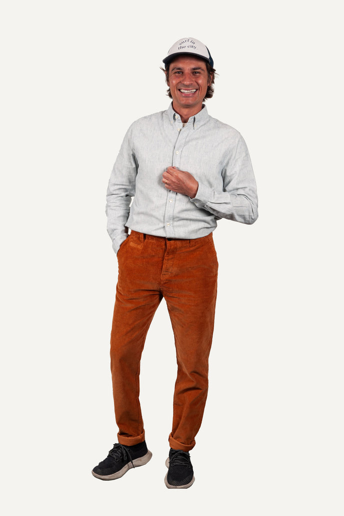 Cuisse De Grenouille CHINO EN VELOURS ÉPAIS
