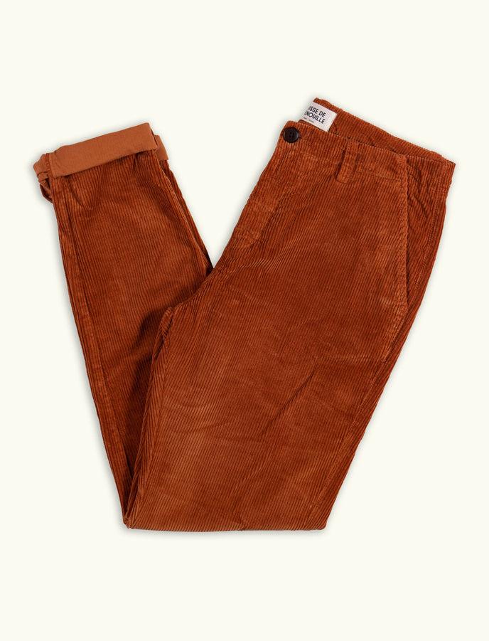 cuisse de grenouille CHINO EN VELOURS ÉPAIS