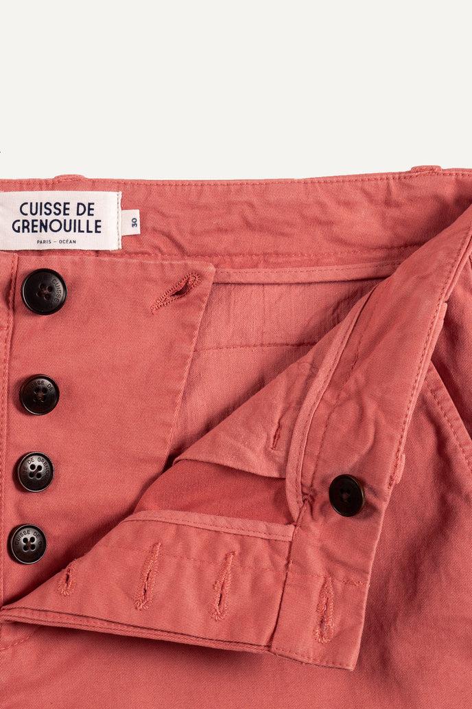 Cuisse De Grenouille CHINO VIEUX ROSE