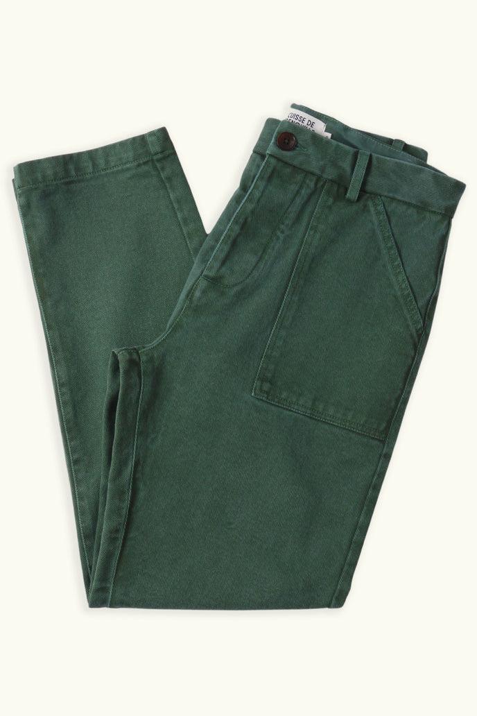 Cuisse De Grenouille FATIGUE PANT TWILL VERT SAPIN