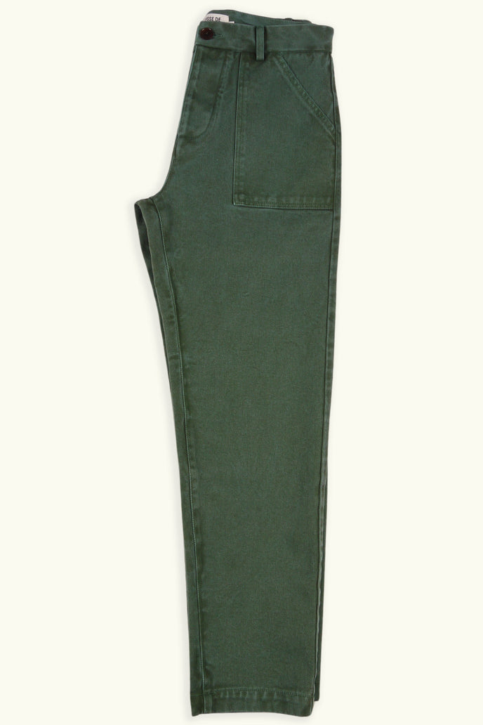 Cuisse De Grenouille FATIGUE PANT TWILL VERT SAPIN