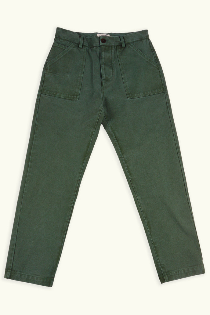 Cuisse De Grenouille FATIGUE PANT TWILL VERT SAPIN