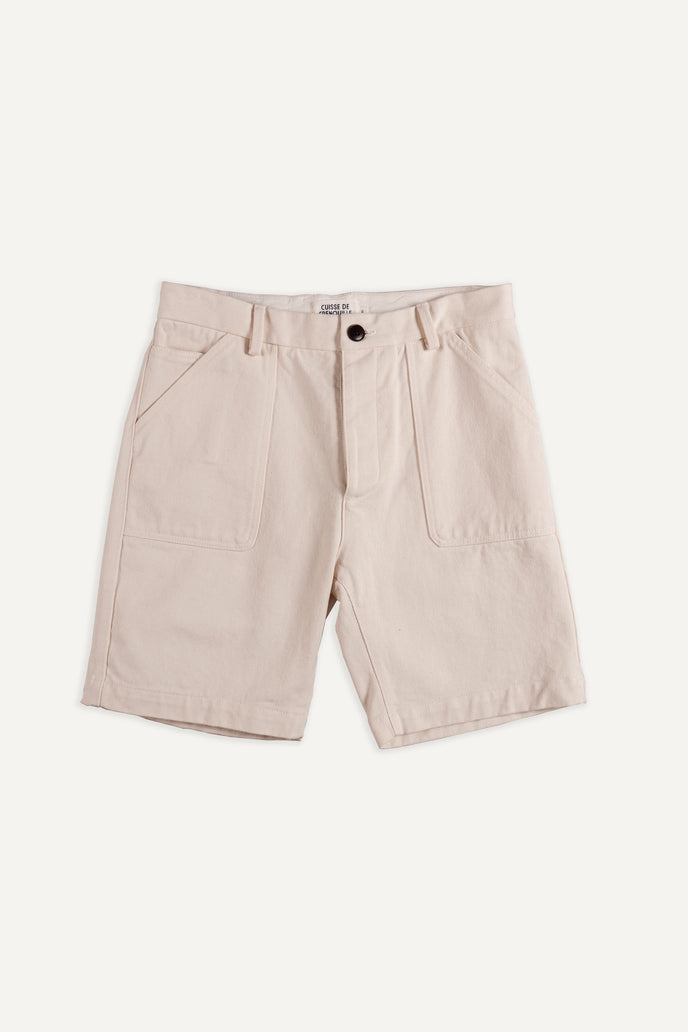 cuisse de grenouille FATIGUE SHORT ÉCRU