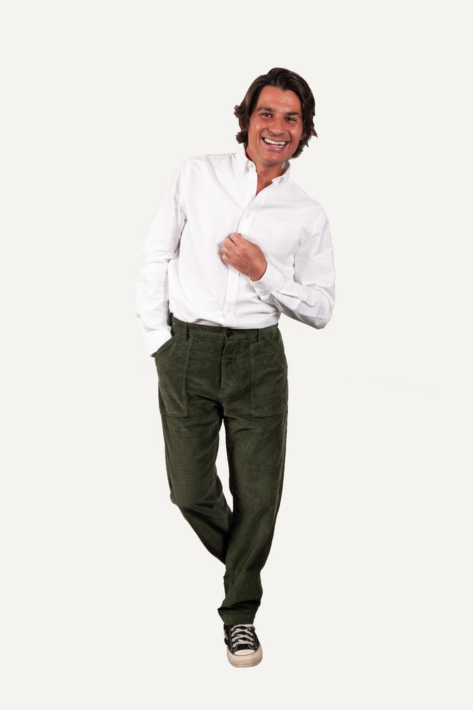 Cuisse De Grenouille PANTALON FATIGUE EN VELOURS