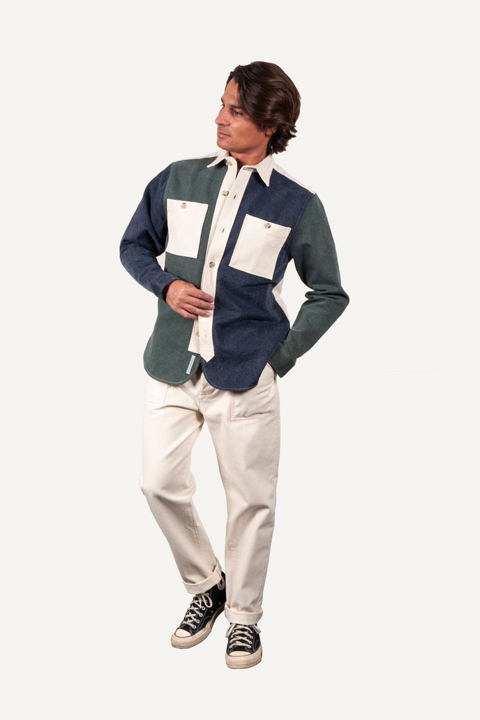 Cuisse De Grenouille SURCHEMISE EN TWILL MULTICO